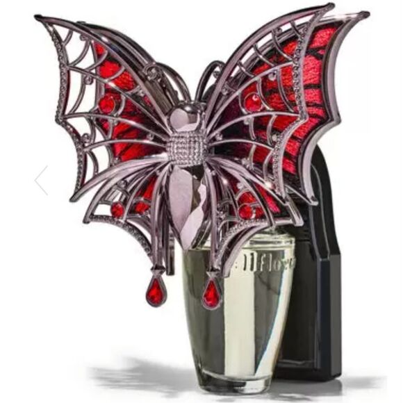 BBW Bejeweled Bat-terfly Nightlight Wallflowers Fragrance Plug 2024 New OOS - Picture 7 of 8